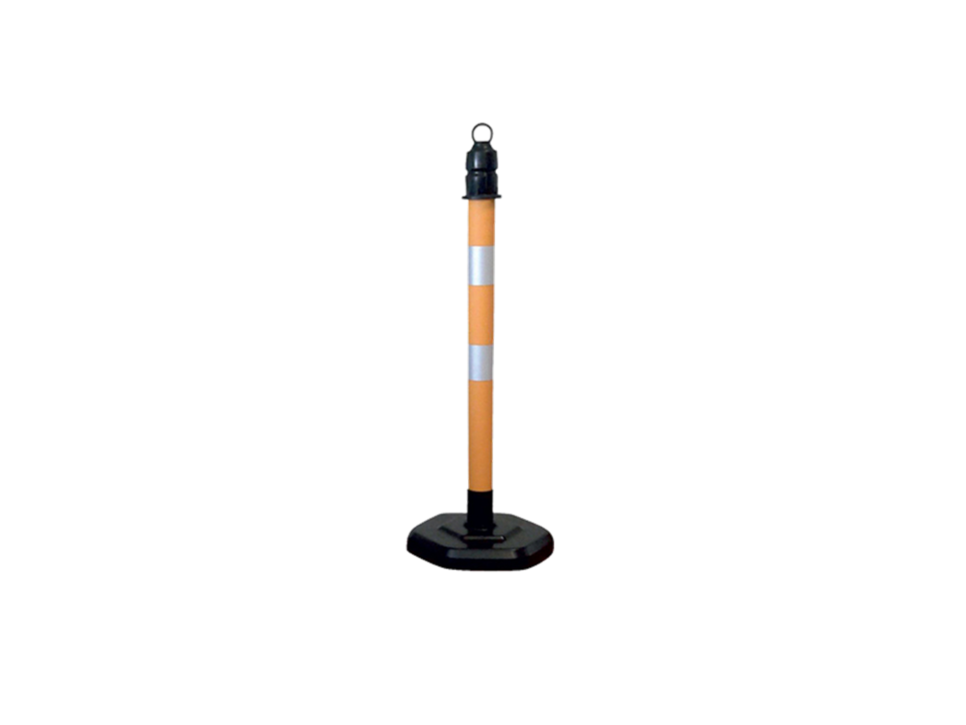 Hipaş Plastik - 100 CM Dubalı Ve Reflektifli Uyarı Dikmesi - 12409-DBR