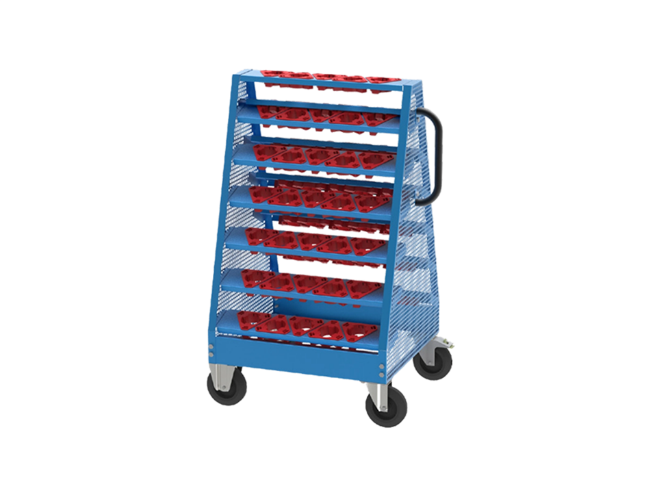 Hipaş Plastik - 55 Adet CNC Tutuculu Takım Arabası - 2310