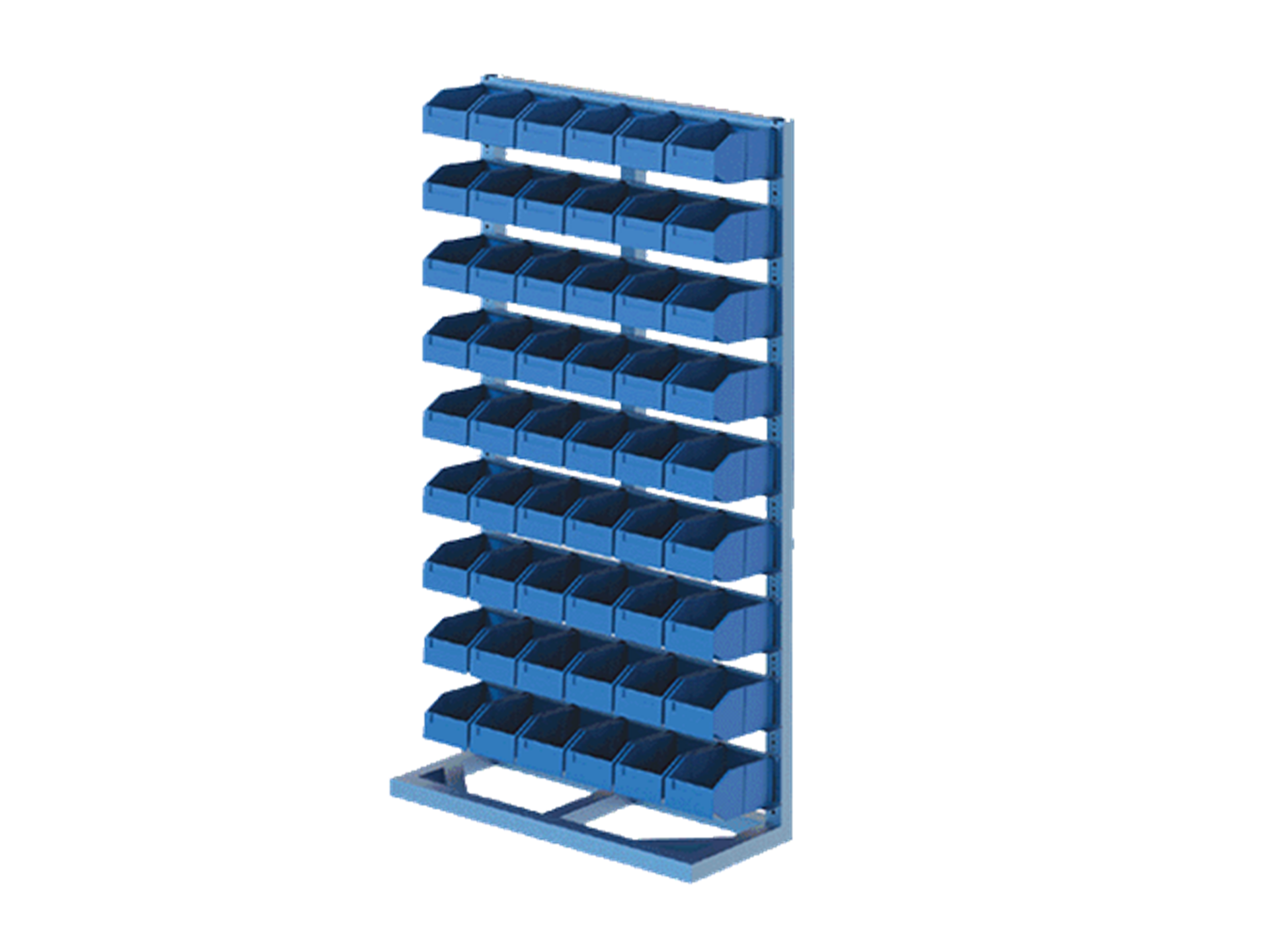 Hipaş Plastik - 54 Avadanlık Kutulu Tek Yönlü Metal Stand - 4075
