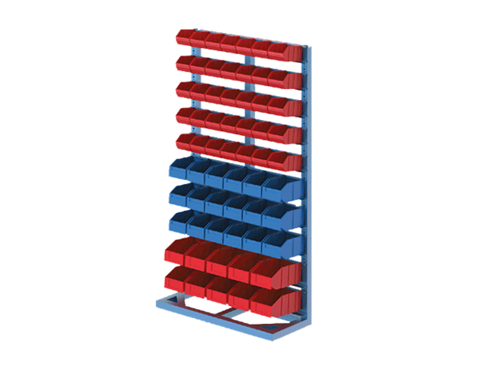 Hipaş Plastik - 63 Avadanlık Kutulu Tek Yönlü Metal Stand - 4076