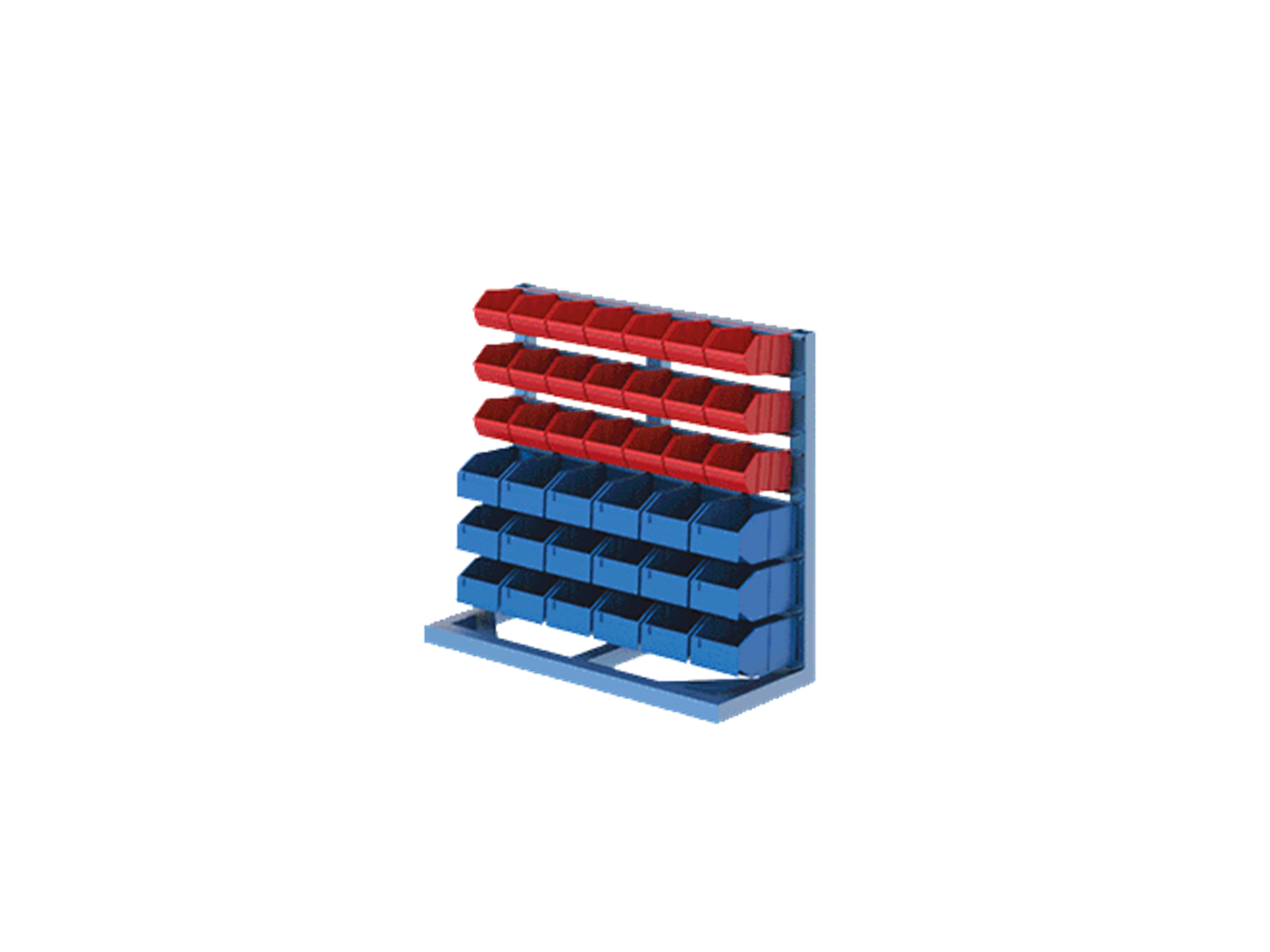 Hipaş Plastik - 39 Avadanlık Kutulu Tek Yönlü Metal Stand - 4078