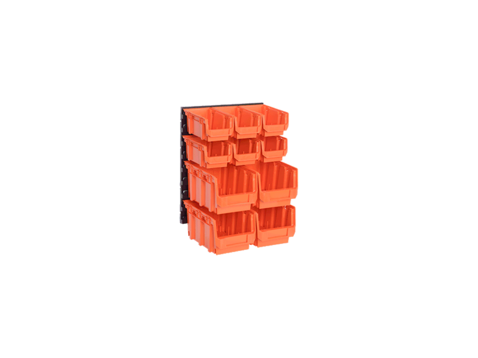 Abox Plastik - 10 Adet Avadanlıklı Askı Panelli Set - DX-1010