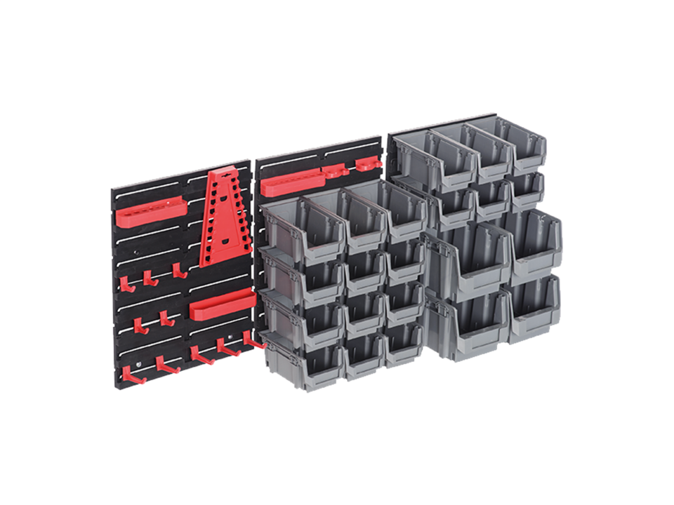 Abox Plastik - 41 Parça Avadanlık Duvar Seti - DX-3041