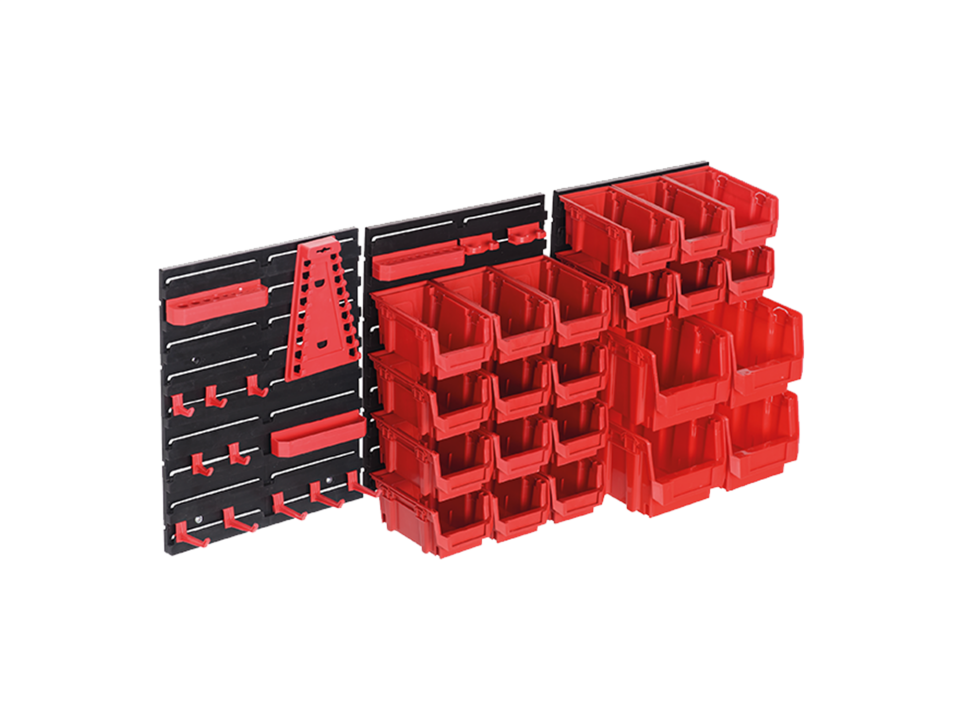 Abox Plastik - 41 Parça Avadanlık Duvar Seti - DX-3041
