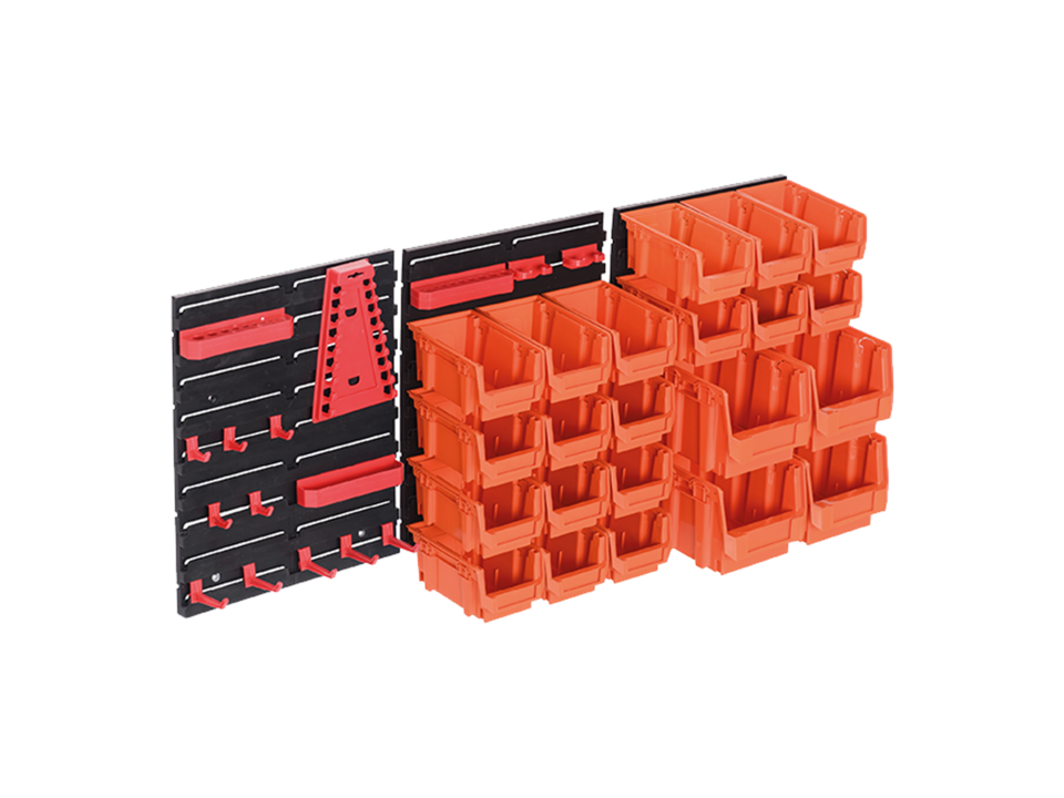 Abox Plastik - 41 Parça Avadanlık Duvar Seti - DX-3041