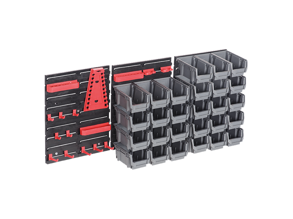 Abox Plastik - 46 Parça Avadanlık Duvar Seti - DX-3046