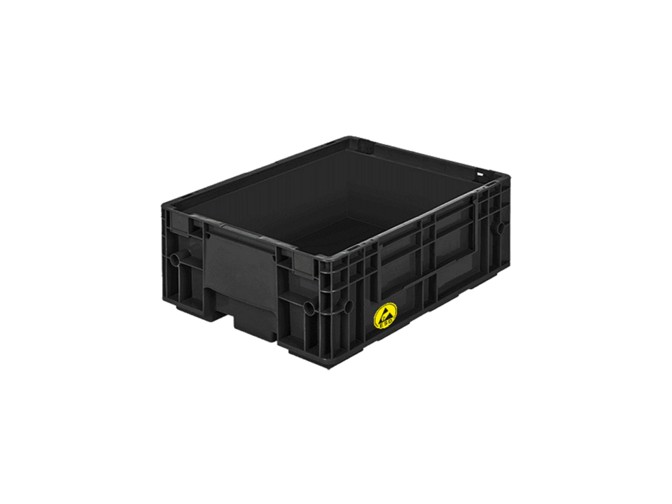 Hipaş Plastik - ESD Yanları Ve Altı Kapalı Kasa - RL-KLT-4047