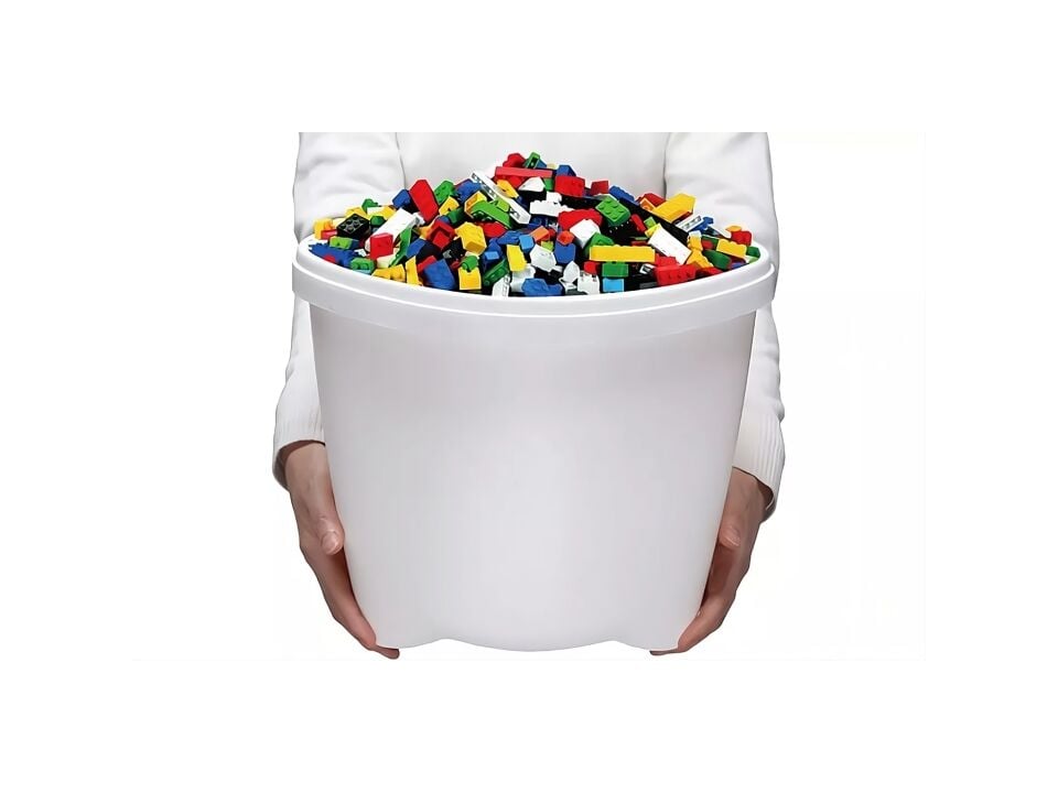 Hipaş Plastik - Plastik Kapaklı Oyuncak Taburesi - CB-16 Mavi