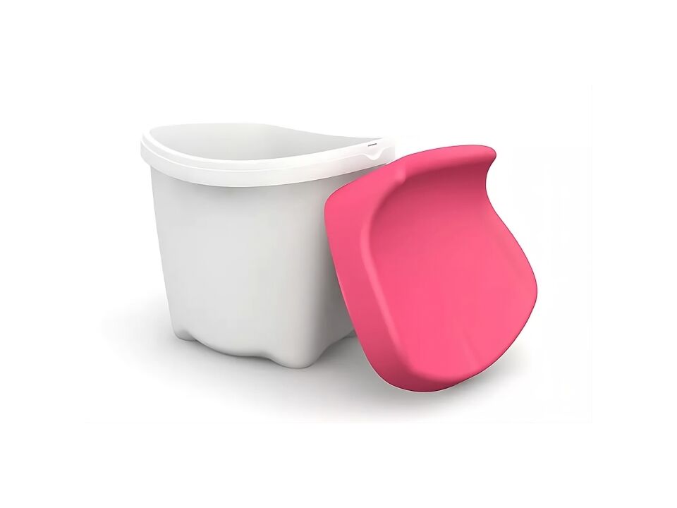 Hipaş Plastik - Plastik Kapaklı Oyuncak Taburesi - CB-16 Pembe