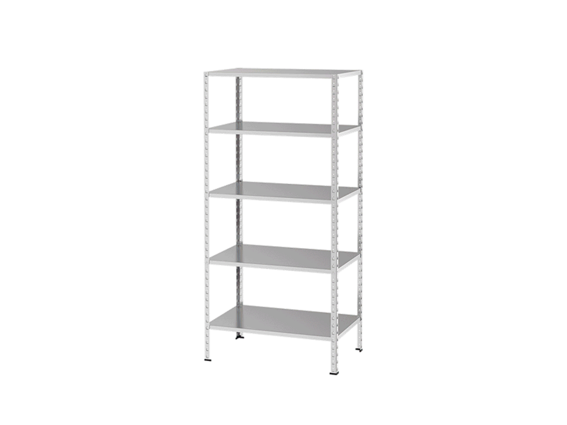 Hipaş Plastik - 5 Raflı Galvaniz Raf - 20959