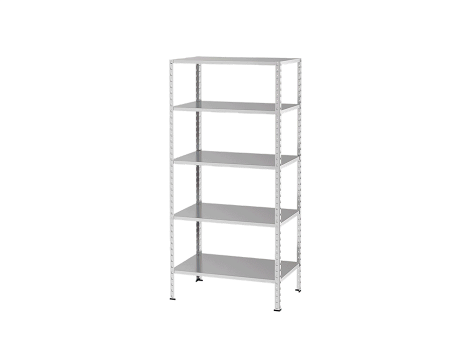 Hipaş Plastik - 5 Raflı Galvaniz Raf - 20959