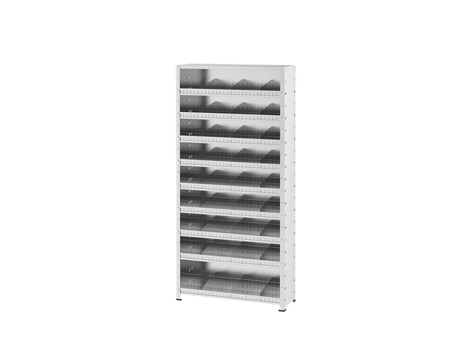 Hipaş Plastik - 9 Raflı Galvaniz Raf - 20920