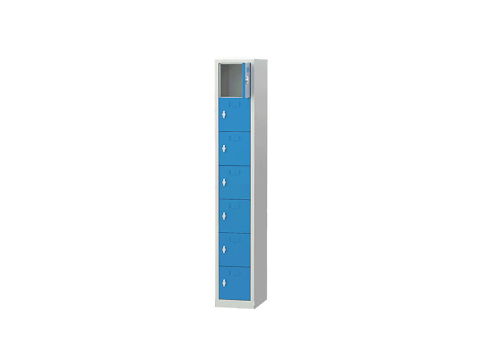 Hipaş Plastik - 7 Gözlü Personel Dolabı - 6081