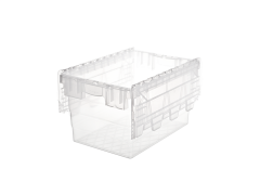 Abox Plastik - Kapaklı Şeffaf Konik Kasa - HP-6435-MK SF