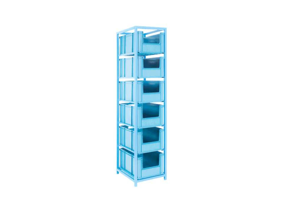 Hipaş Plastik - 6 Adet HP-4628-AV Plastik Kasalı, Metal Stand - TR1-4628-AV