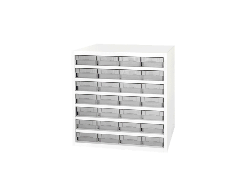Hipaş Plastik - 28 Raf Kutulu Metal Stand - ST-10619