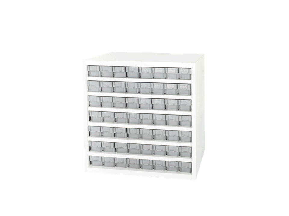 Hipaş Plastik - 56 Raf Kutulu Metal Stand - ST-10609