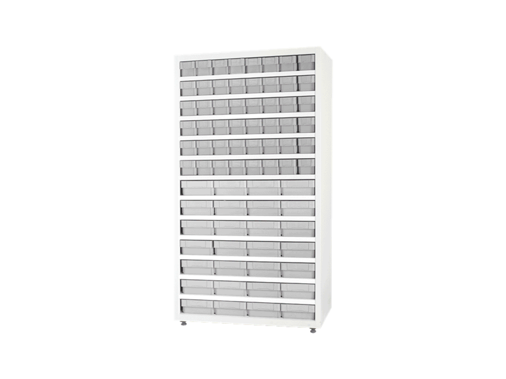 Hipaş Plastik - 76 Raf Kutulu Metal Stand - ST-20600
