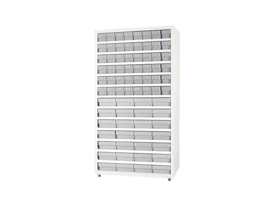 Hipaş Plastik - 76 Raf Kutulu Metal Stand - ST-20600
