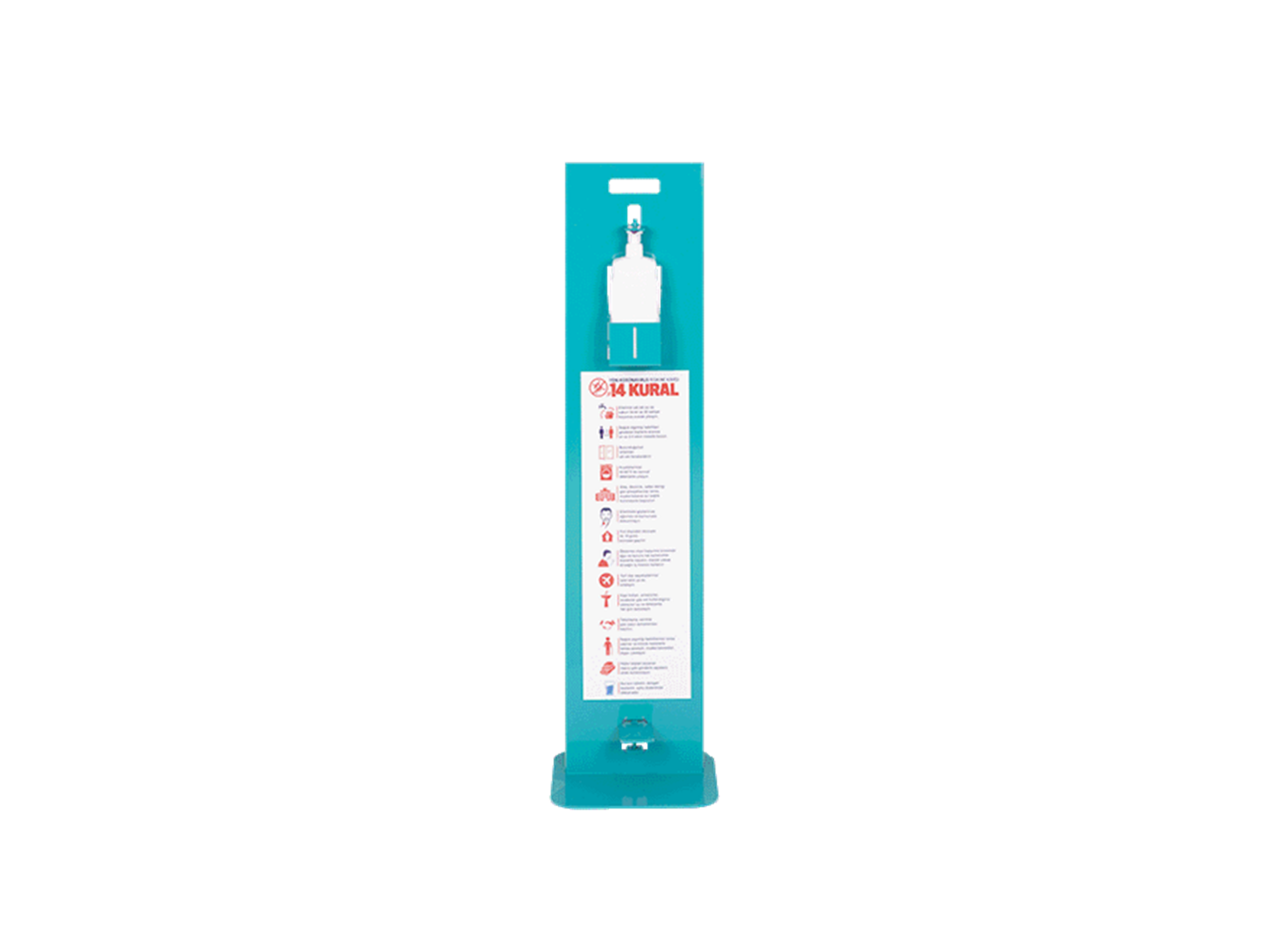 Hipaş Plastik - Pedallı Dezenfektan Standı - PDE-200