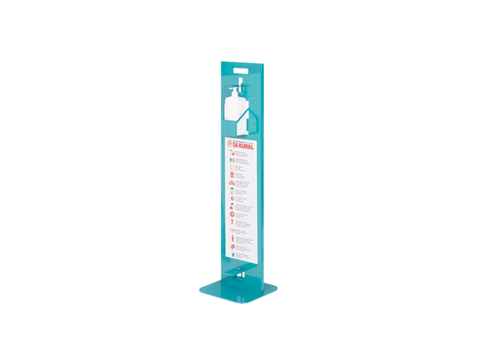 Hipaş Plastik - Pedallı Dezenfektan Standı - PDE-200