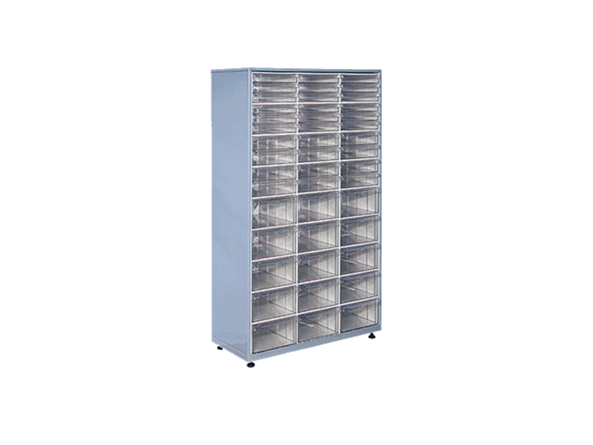 Hipaş Plastik - 45 Plastik Çekmeceli Kutulu Metal Gövdeli Stand - ÇKB-39