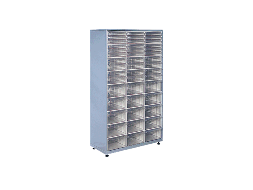 Hipaş Plastik - 45 Plastik Çekmeceli Kutulu Metal Gövdeli Stand - ÇKB-39