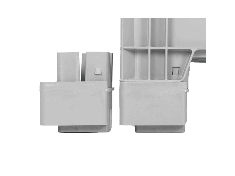 Abox Plastik - Altı Ve Yanları Kapalı Kasa - AX-8639-X