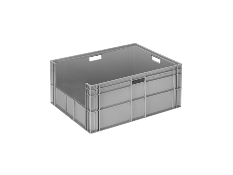 Abox Plastik - Kısa Kenarı Yarım Açık Yanları Ve Altı Kapalı Kasa - AX-8633-AV