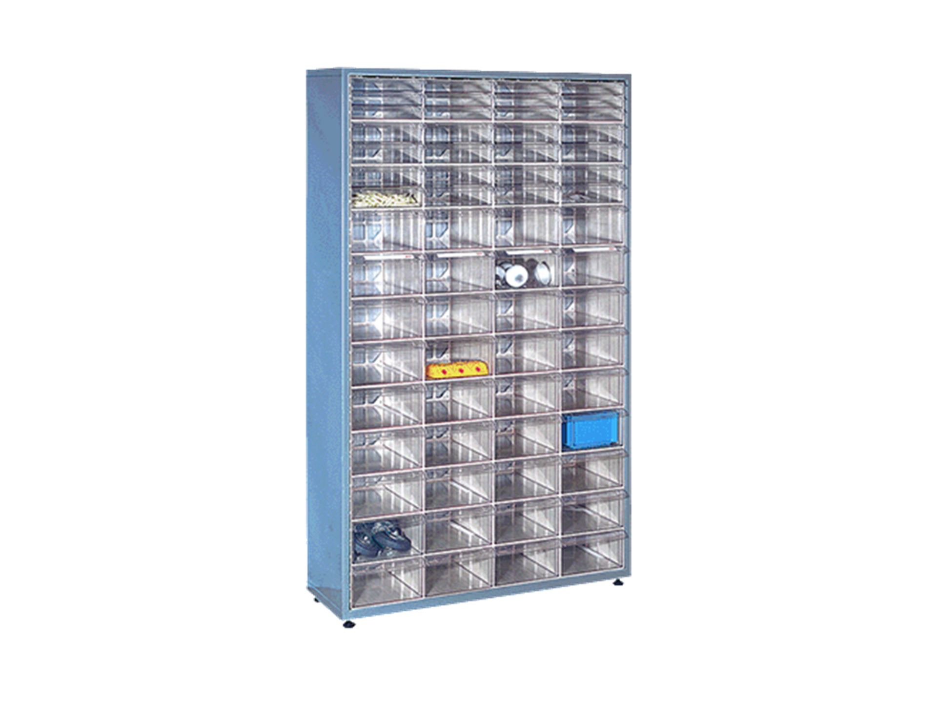 Hipaş Plastik - 64 Plastik Çekmeceli Kutulu Metal Gövdeli Stand - ÇKB-412