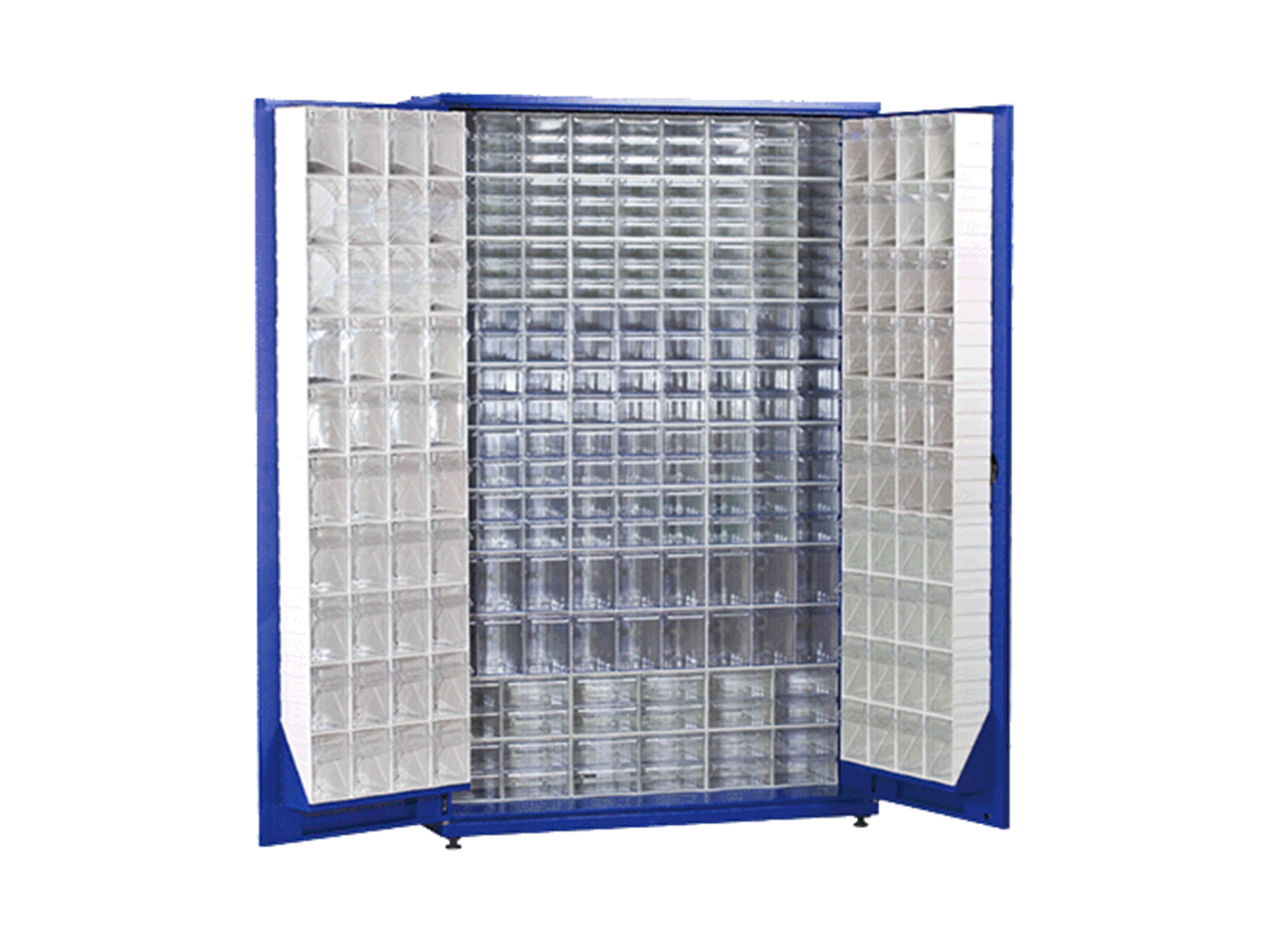 Hipaş Plastik - 275 Plastik Çekmeceli Kutulu, Kilitli Kapaklı Metal Gövdeli Stand - ÇKD-402-S