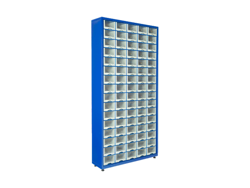 Hipaş Plastik - 80 Plastik Çekmeceli Kutulu Metal Gövdeli Stand - ÇKG-450