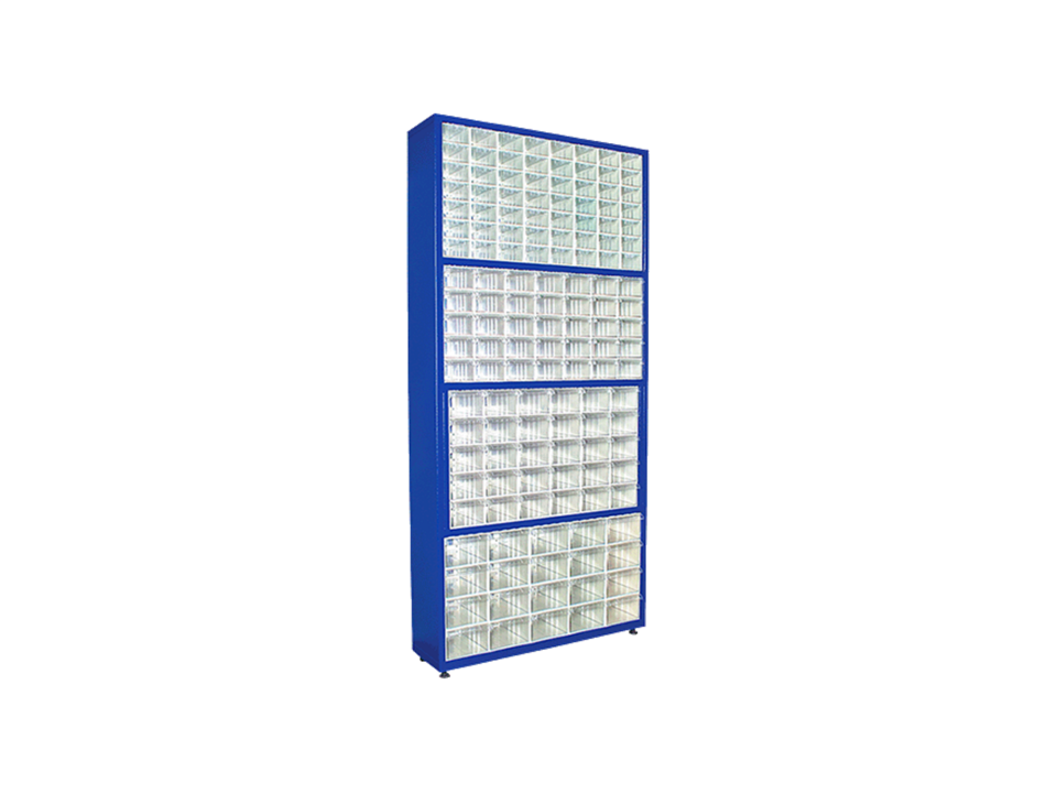 Hipaş Plastik - 141 Plastik Çekmeceli Kutulu Metal Gövdeli Stand - ÇKTS-SÜPER