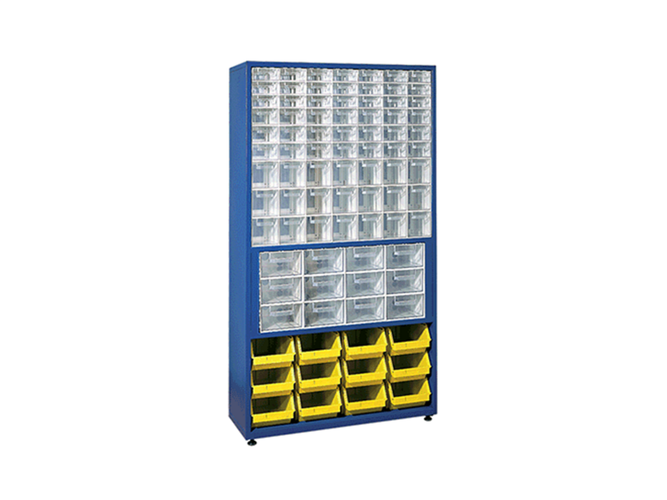 Hipaş Plastik - 87 Plastik Çekmeceli Kutulu Metal Gövdeli Stand - ÇKTS-SÜPER-4
