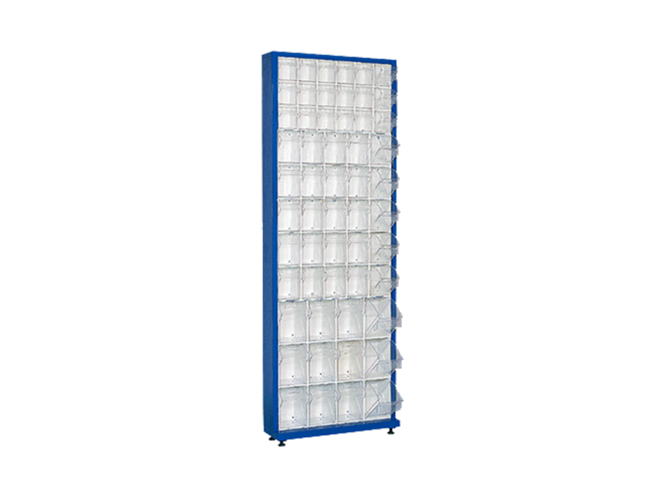 Hipaş Plastik - 55 Plastik Çekmeceli Kutulu Metal Gövdeli Stand - MSTS-55