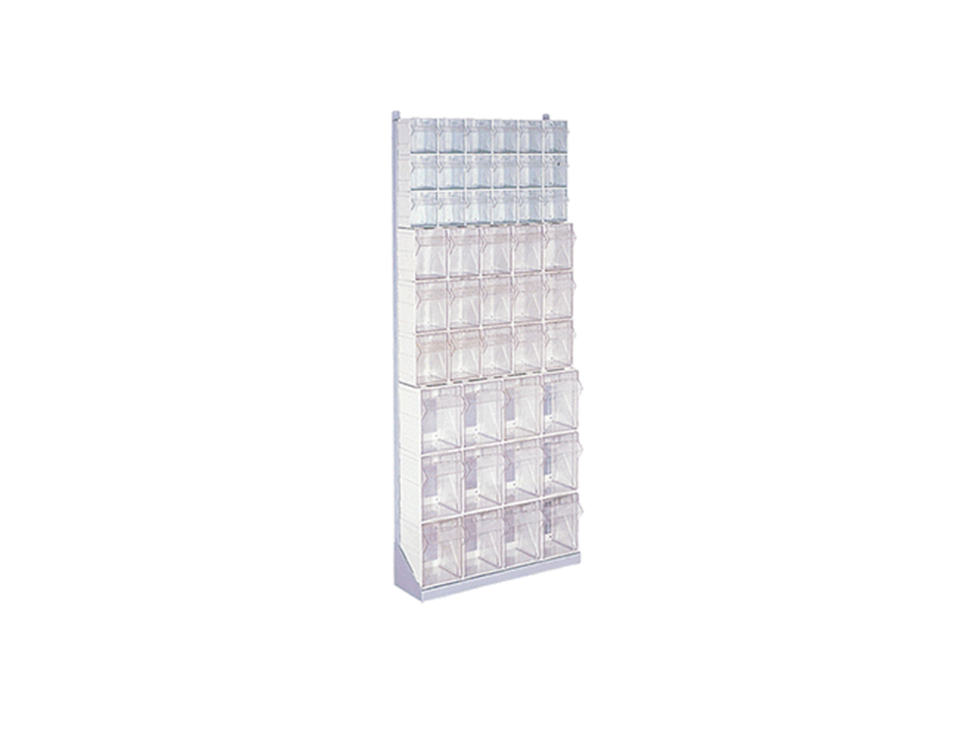 Hipaş Plastik - 45 Plastik Çekmeceli Kutulu Metal Gövdeli Stand - MD-45-S