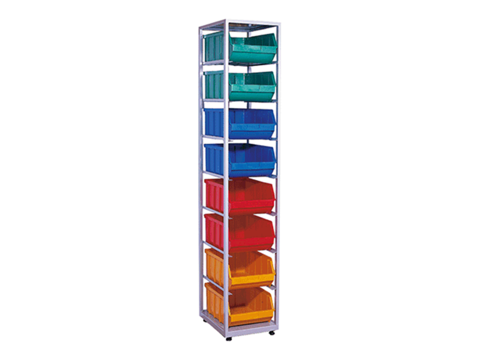 Hipaş Plastik - 8 Adet A-400 Avadanlık Kutulu Metal Stand - TR-400