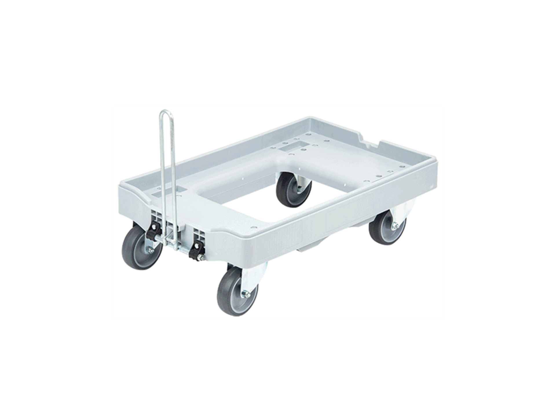 Hipaş Plastik - 400x600 MM Çeki Demirli Plastik Yükçek - DOLLY-4060