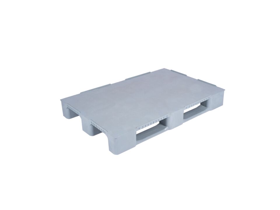 Abox Plastik - 3 Kızaklı Üzeri Düz Palet - 80-120 3K