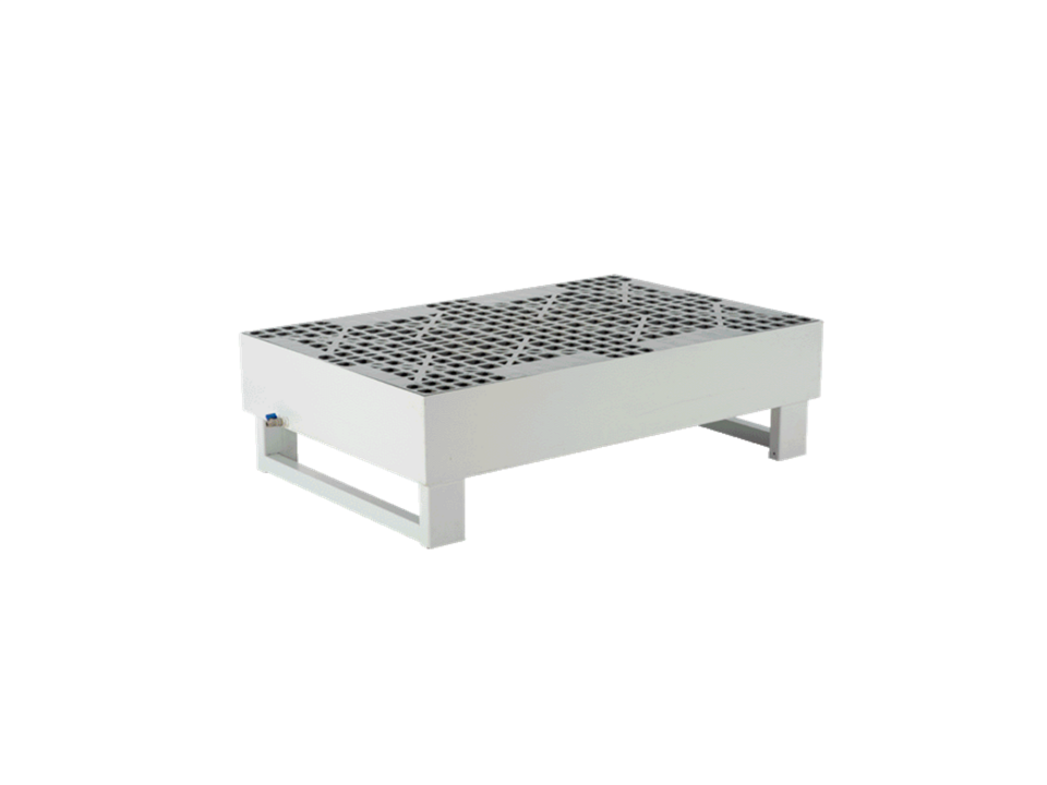 Hipaş Plastik - İçi Plastik Paletli Metal Kimyasal Paleti - VPP-80-120