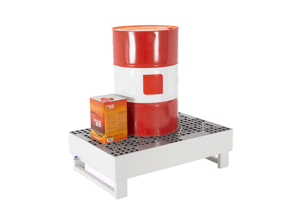 Hipaş Plastik - İçi Plastik Paletli Metal Kimyasal Paleti - VPP-100-120