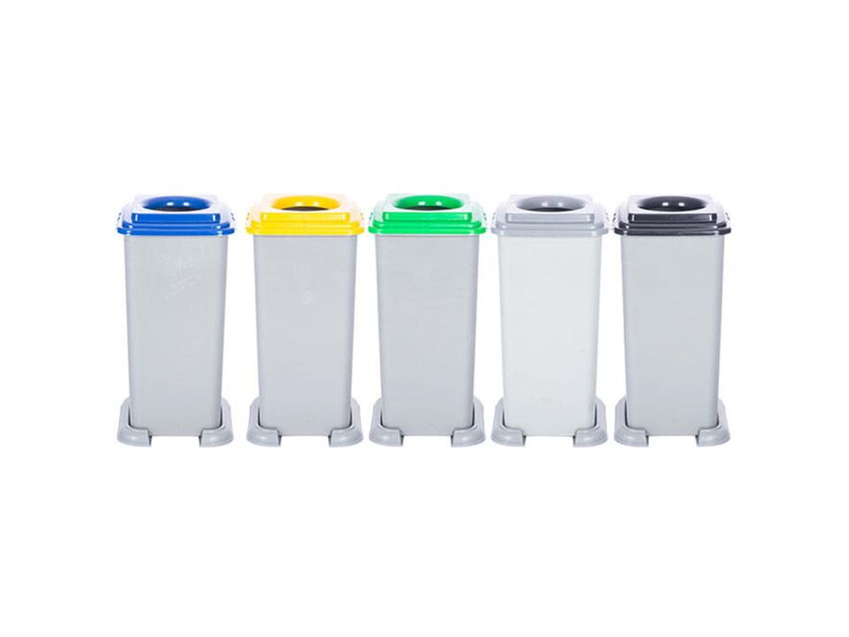 Hipaş Plastik - 70 Litre Sıfır Atık Çöp Kovası - ÇK-70