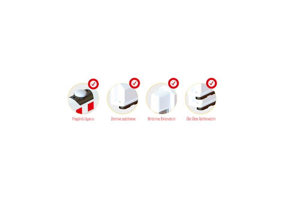 Hipaş Plastik - Güvenlik Bariyeri - 12526-FBR